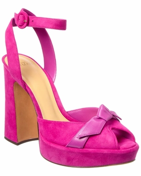 Alexandre Birman Pepitta 120 Suede Platform Sandal Stylish Womens Slides & Sandals