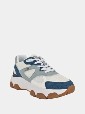 Alisses Faux-Suede Jogger Sneakers Womens Sports Shoes clearance