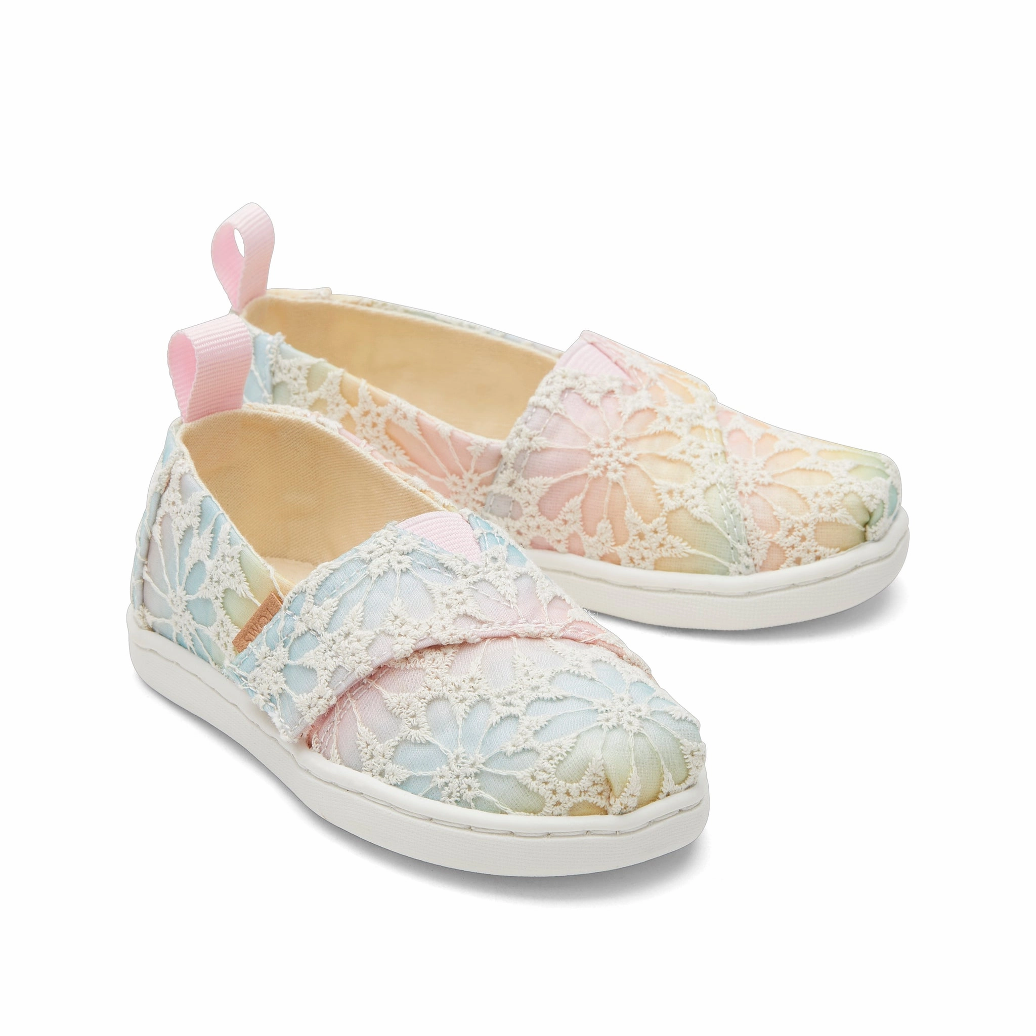Alpargata Ombre Floral Lace Toddler Shoe