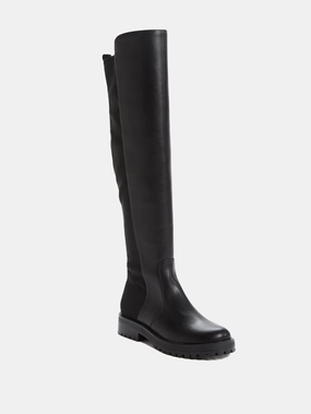 Analin Knit Panel Riding Boots Womens Boots sale online