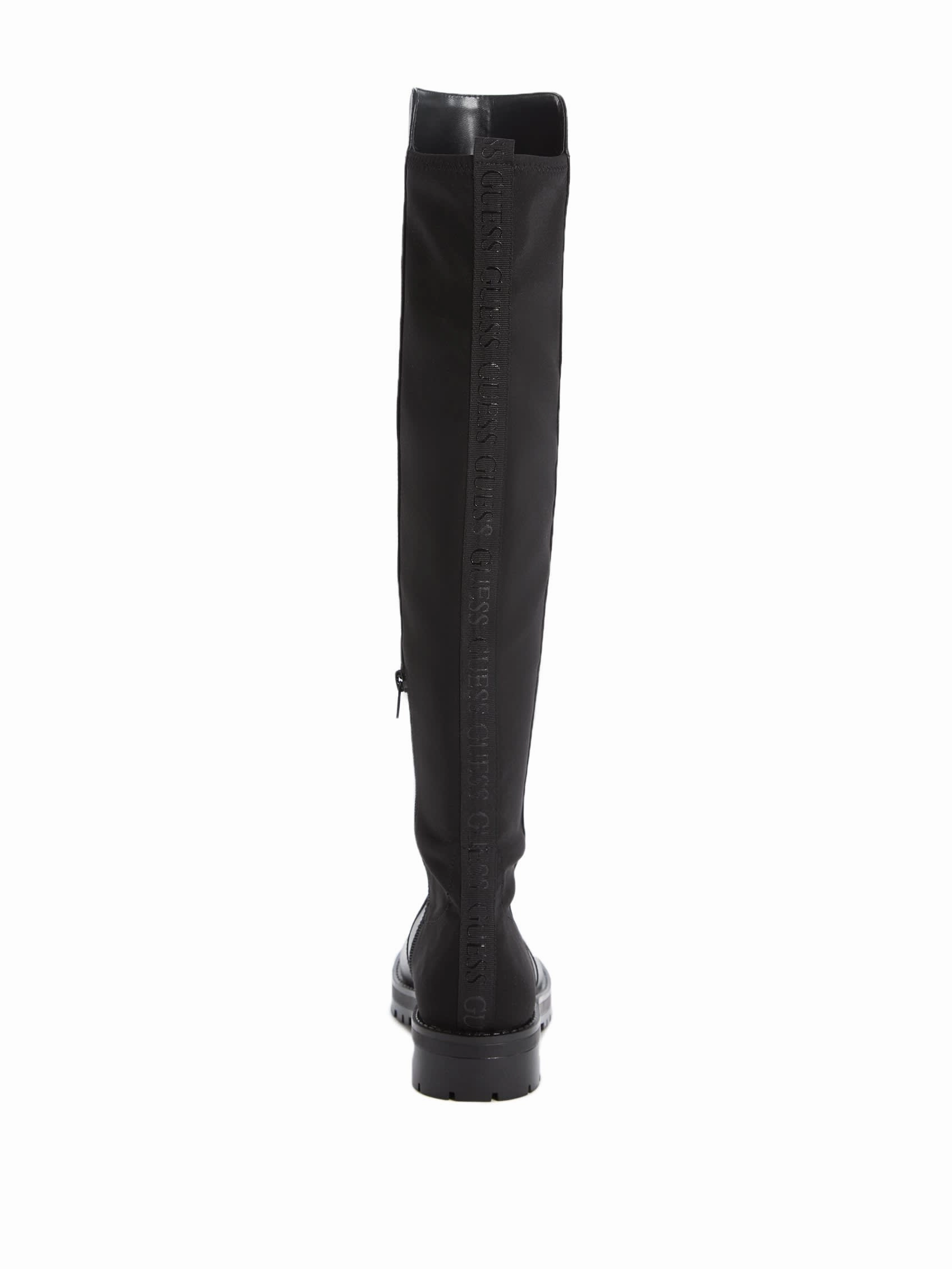 Analin Knit Panel Riding Boots