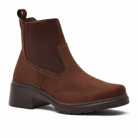 Andrea Chelsea Boots With Elastic Side Cheap Womens Leather Boots