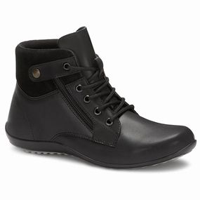 Andrea Flat Booties With Side Zipper Womens Casual Boots clearance