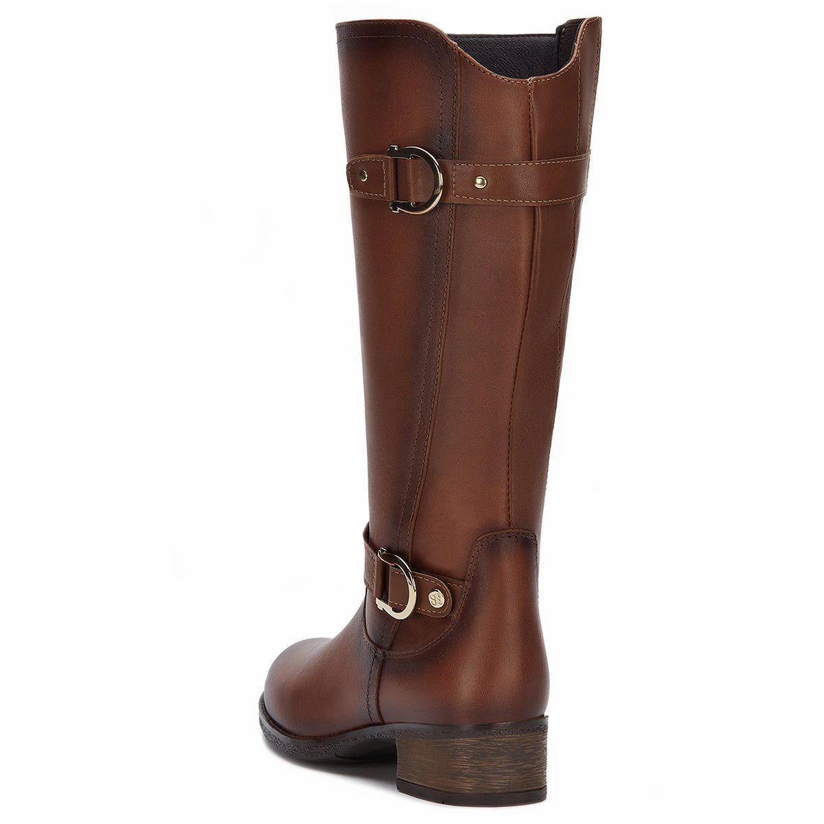 Andrea Riding Boots With Metal Ornaments