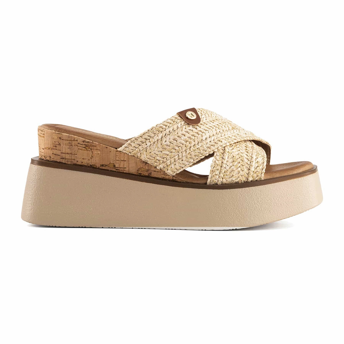Andrea Women's Criss Cross Platform Wedge Sandals Casual Womens Sandals on sale