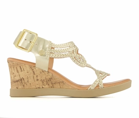Andrea Women's Wedge Casual Comfort Ankle Strap Sandals Stylish Womens Slides & Sandals