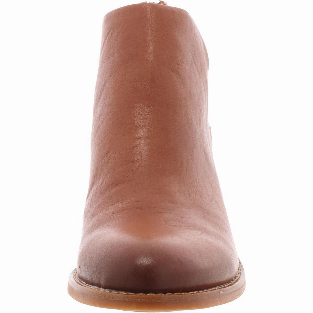 ANGELICA Womens Leather Block Heel Shooties