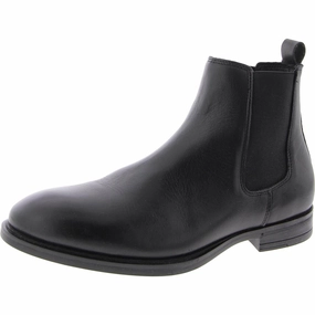 Angelo Mens Mixed Media Ankle Chelsea Boots Sale on Mens Chukka Footwear
