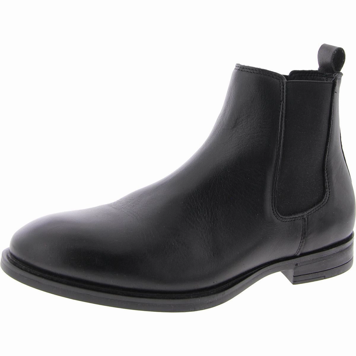 Angelo Mens Mixed Media Ankle Chelsea Boots Sale on Mens Chukka Footwear