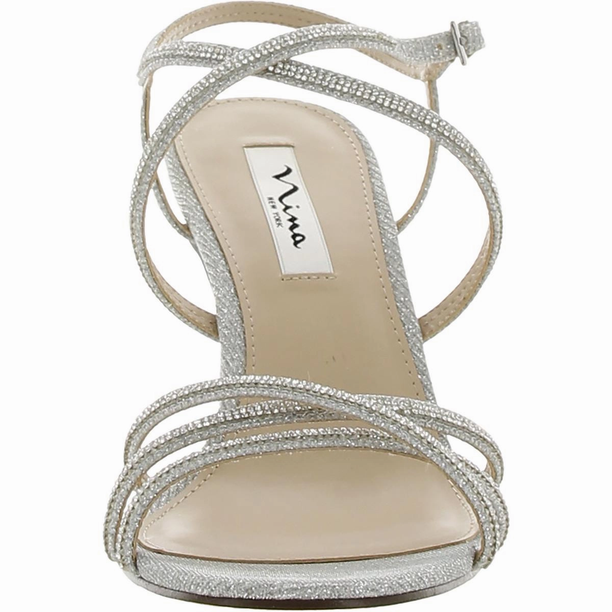 Anna Womens Embellished Heels