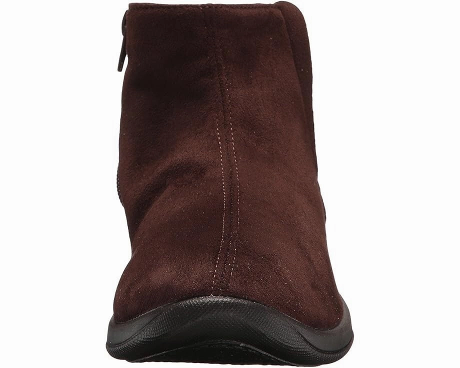 Arcopedico Luana 4284-22 Boots Women 8-8.5 Brown Faux Suede Wedge Bootie KHD2114