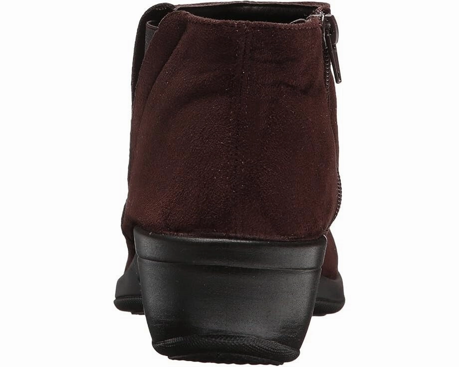 Arcopedico Luana 4284-22 Boots Women 8-8.5 Brown Faux Suede Wedge Bootie KHD2114