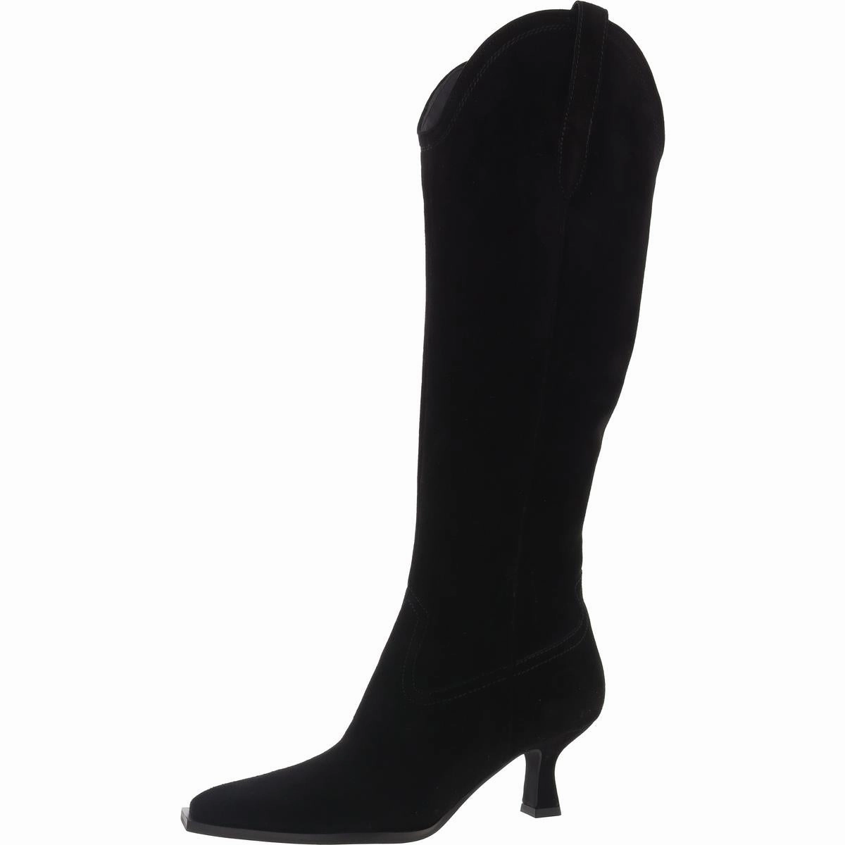 ARIANA Womens Two Tone Leather Knee-High Boots Womens Boots sale online
