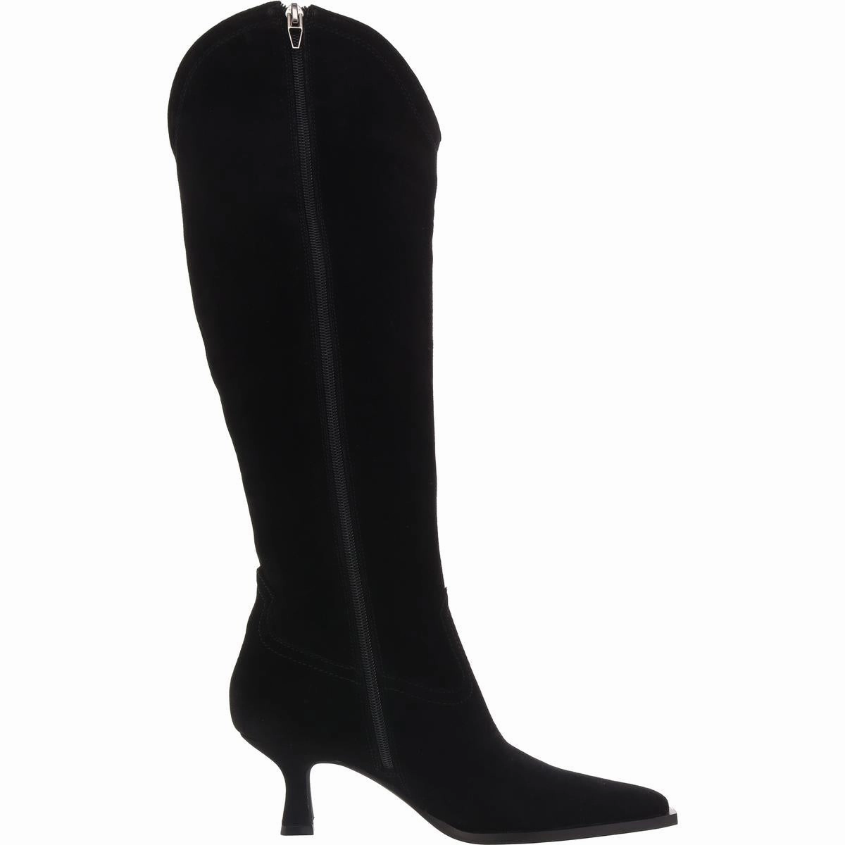 ARIANA Womens Two Tone Leather Knee-High Boots