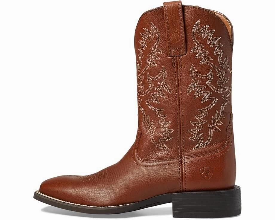 Ariat Sport Latigo Boot Men's US 10 Brown Leather Square Toe Western ZPO2242