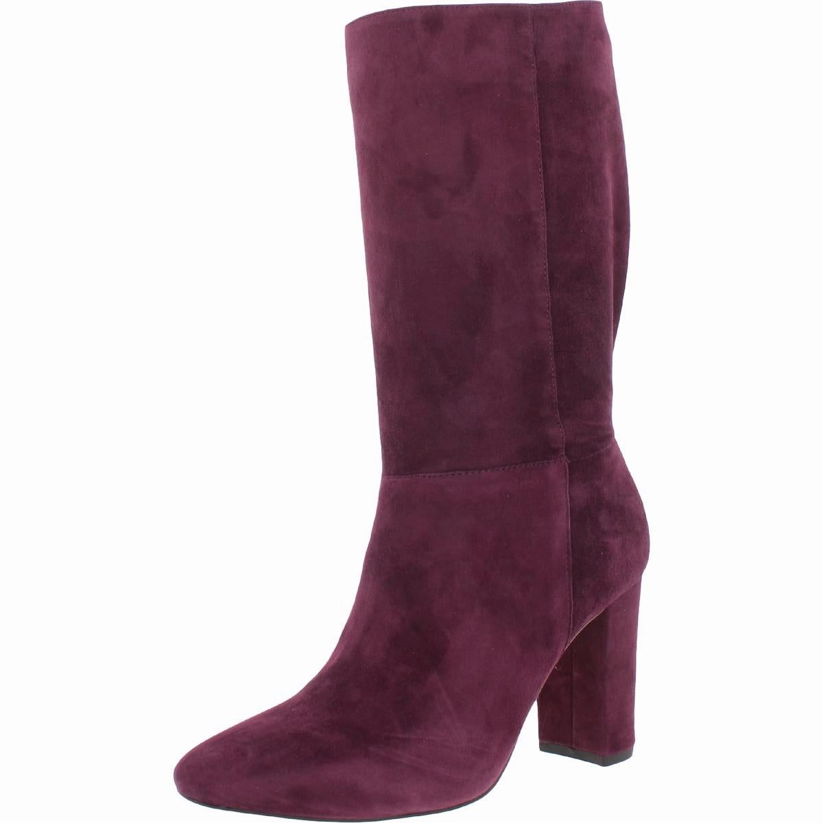 Artizan Womens Suede High Heel Mid-Calf Boots