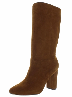 Artizan Womens Suede High Heel Mid-Calf Boots Womens Boots sale online