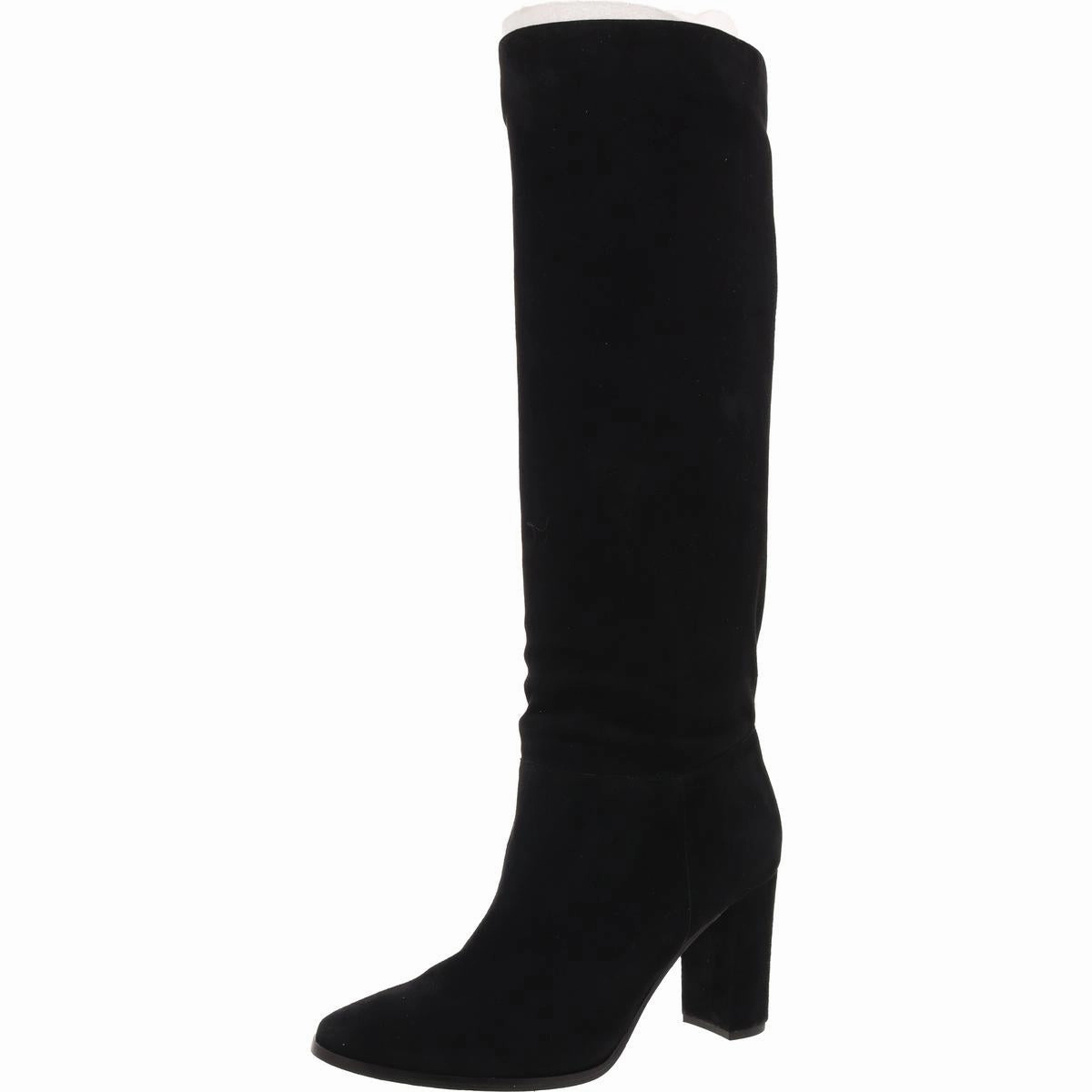 Artizan Womens Suede High Heel Mid-Calf Boots