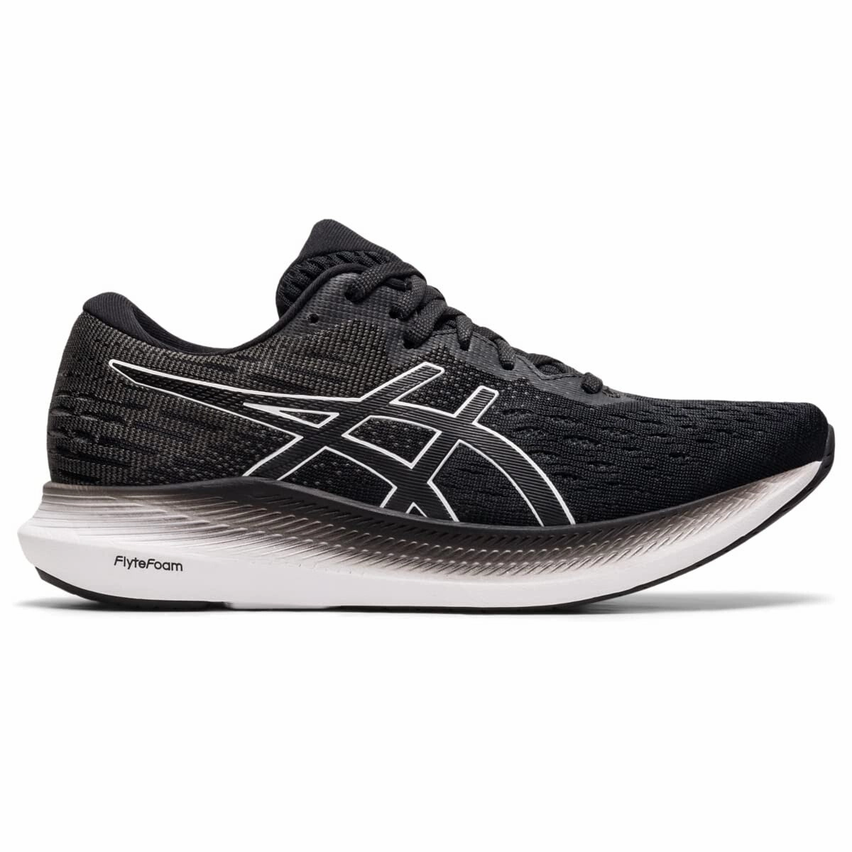 Asics Evoride 2 1012A891.001 Sneakers Womens 9 Black White Running Shoes EEE4386