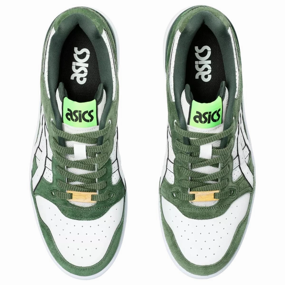 Asics EX89 1201A963-101 Sneakers Men's US 8 White Green Sportstyle Shoes TF6769