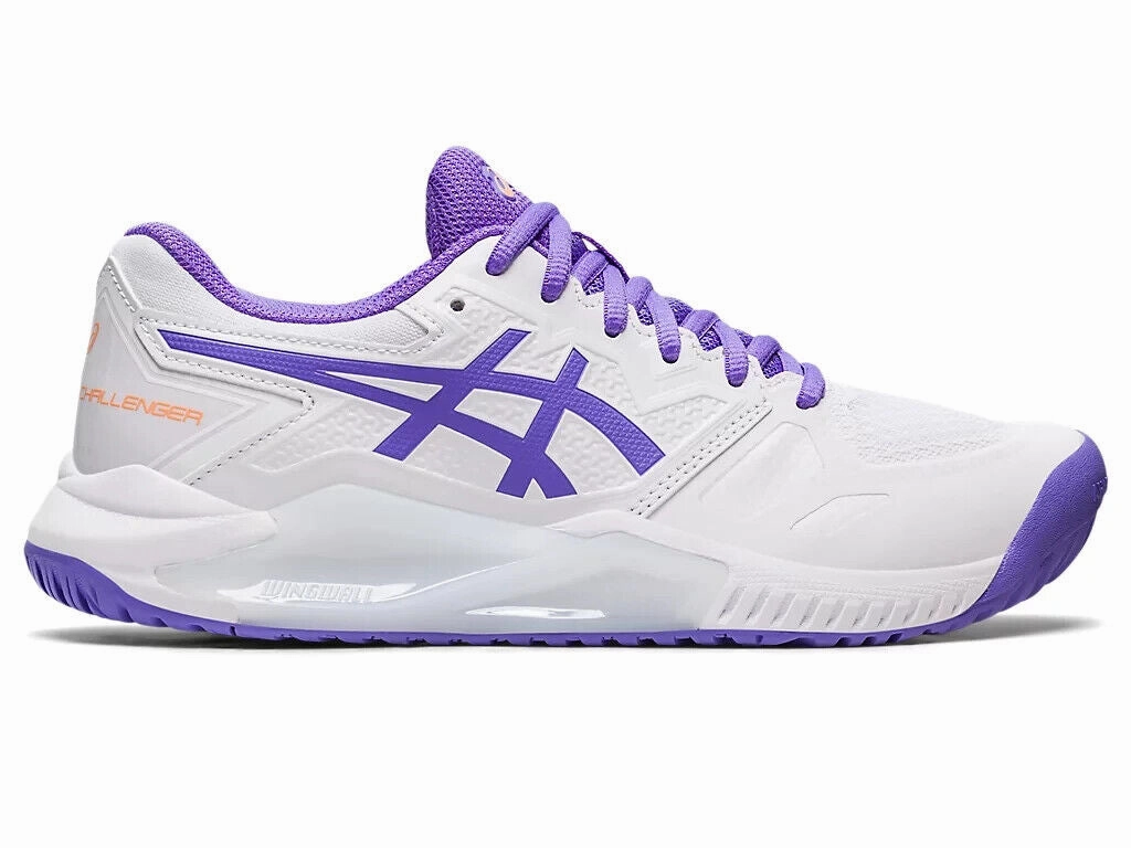 Asics GEL-Challenger 13 1042A164-104 Sneaker Women 10 White Tennis Shoe RHS4203