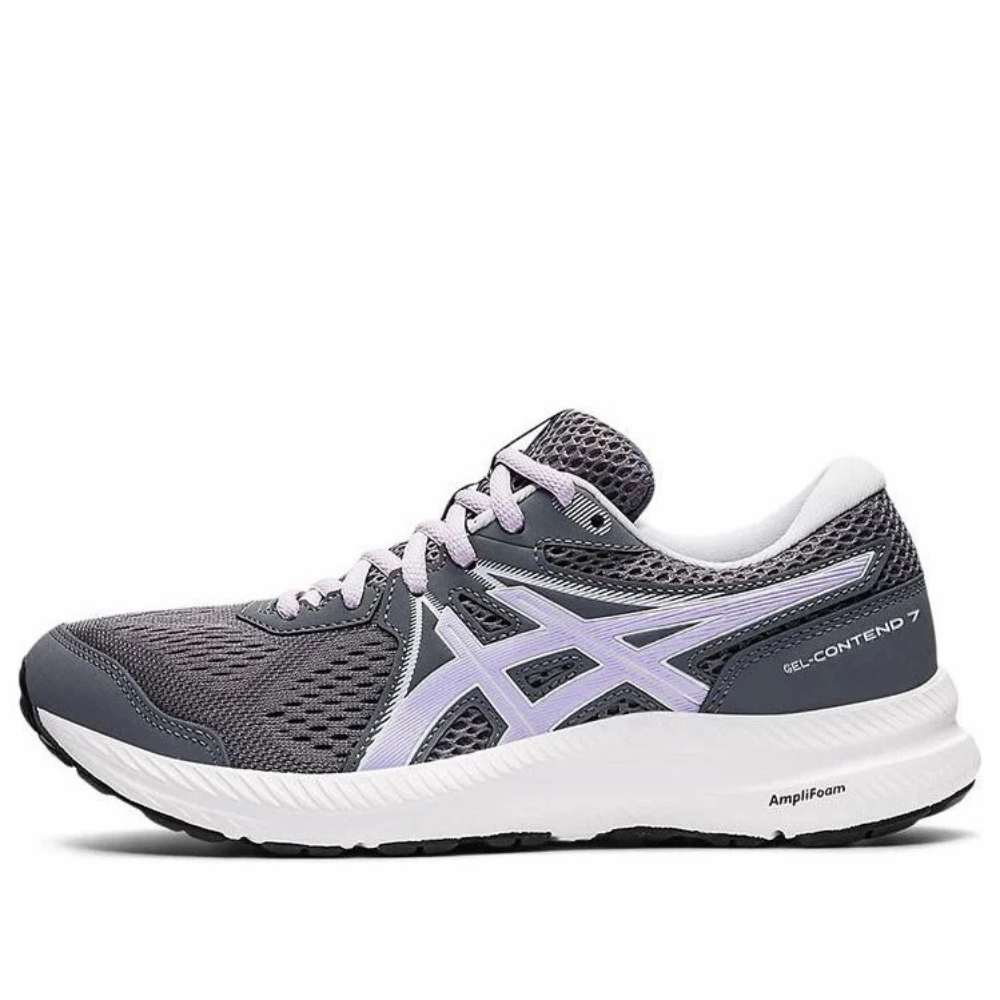 Asics Gel-Contend 7 1012A911-027 Women's US 5.5 Gray Trail Running Shoes EEE2371 Womens Sports Shoes clearance