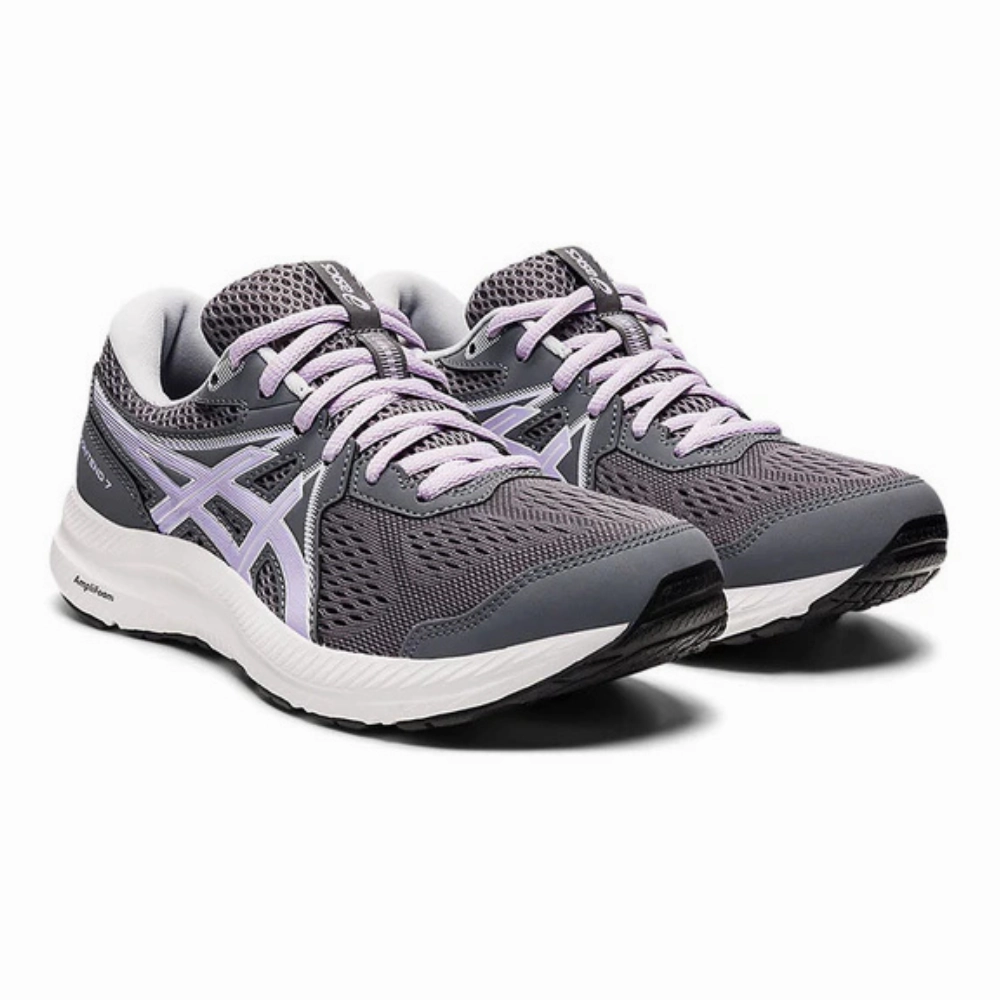 Asics Gel-Contend 7 1012A911-027 Women's US 5.5 Gray Trail Running Shoes EEE2371