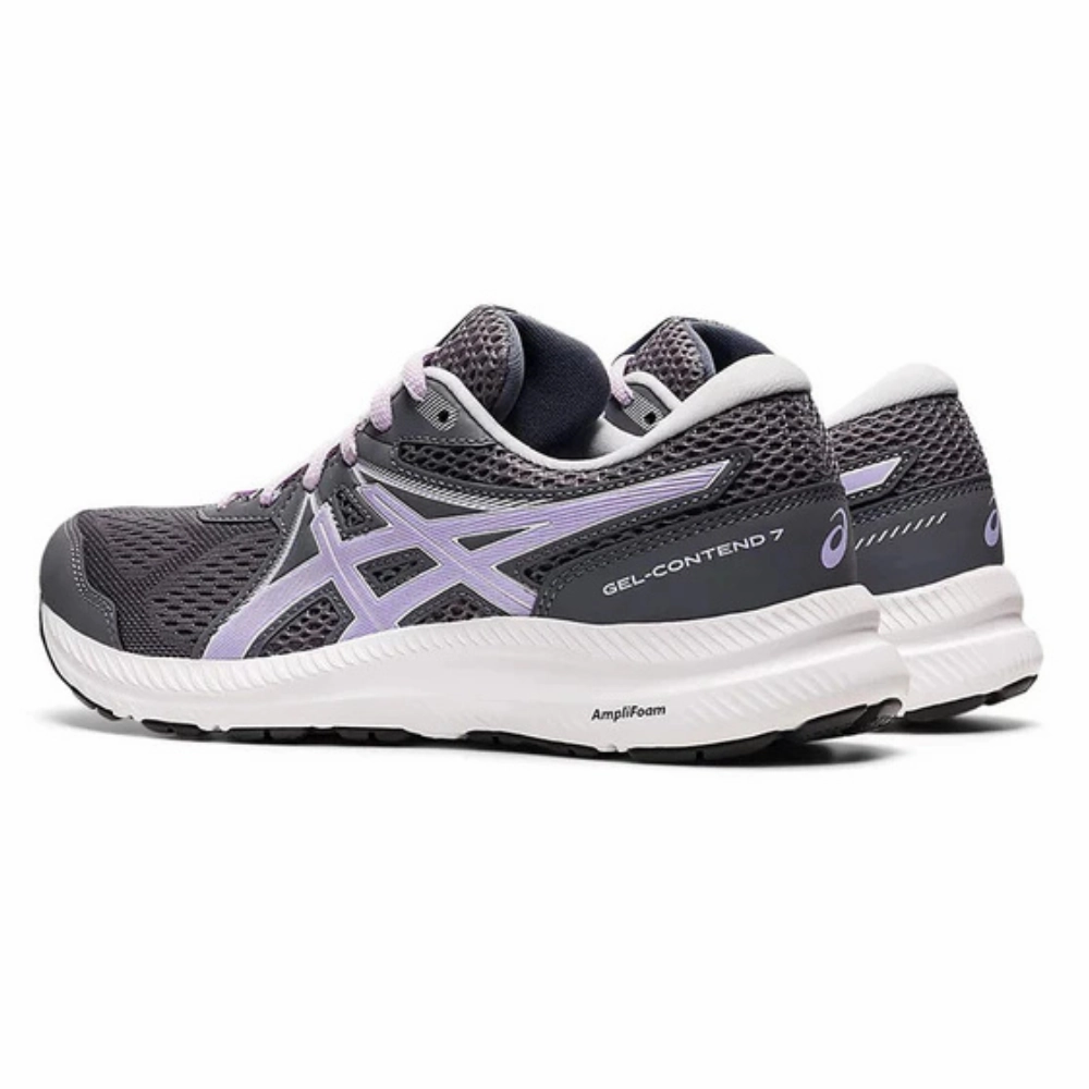Asics Gel-Contend 7 1012A911-027 Women's US 5.5 Gray Trail Running Shoes EEE2371