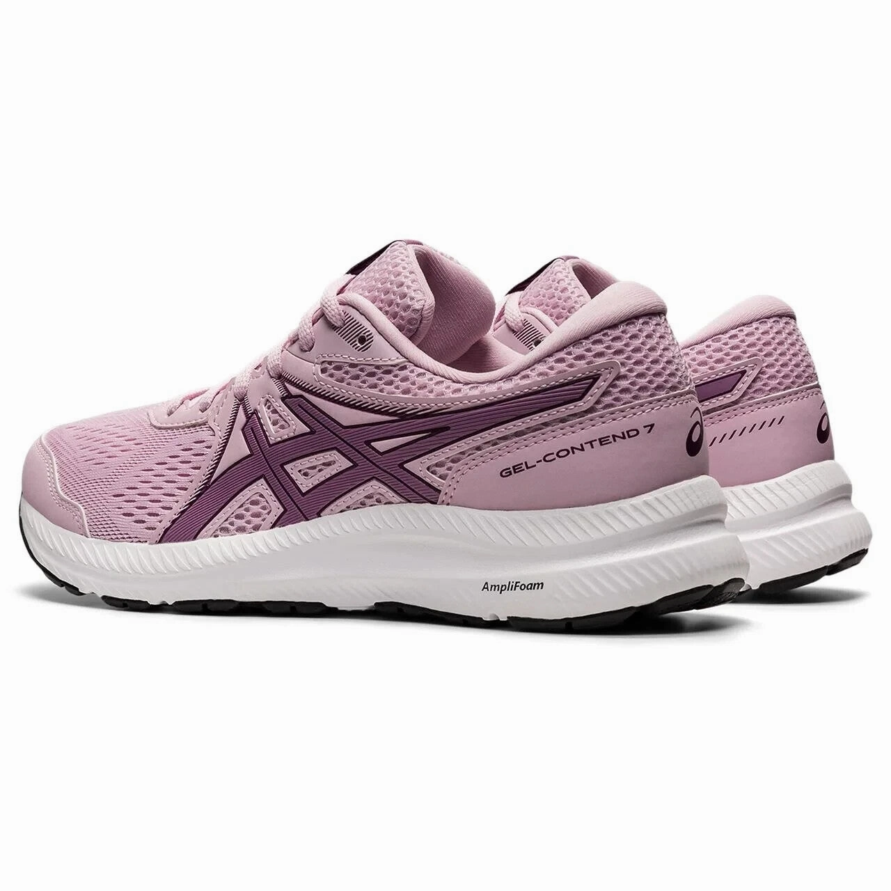 Asics Gel-Contend 7 1012A911-704 Womens US 5.5 Barely Rose Running Shoes EEE4070