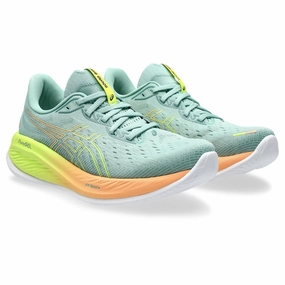Asics Gel-Cumulus 26 1012B741-750 Sneakers Women's Green Running Shoes DWA453 (Green,8.5) Womens Sports Shoes clearance
