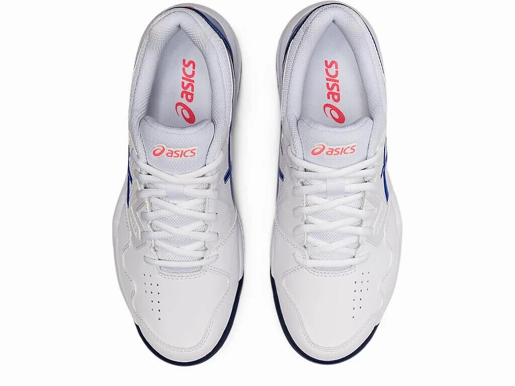 Asics Gel-Dedicate 7 1042A167.101 Sneaker Women White Blue Tennis Shoes EEE2895 (White,5.5)