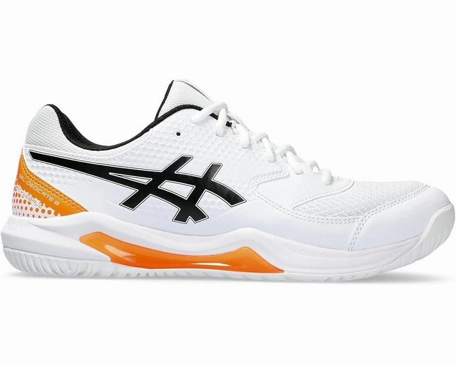 Asics Gel-Dedicate 8 1041A409-100 Sneakers Mens 6 White Pickleball Shoes EEE4040