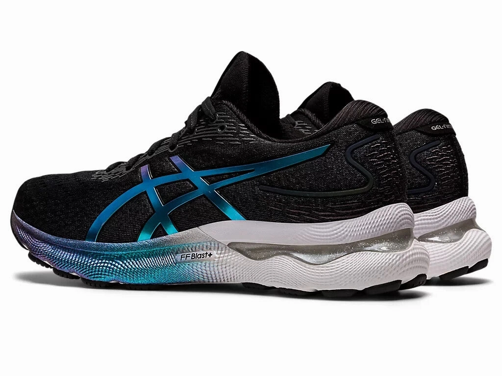 Asics Gel-Nimbus 24 Platinum 1012B306-001 Women US 5 Black Running Shoes EEE4171