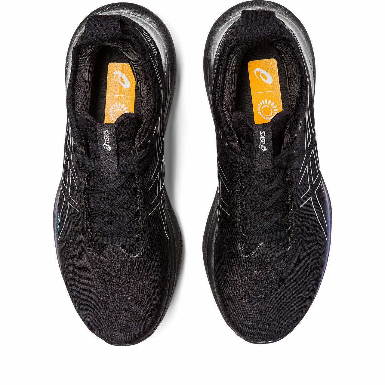 Asics Gel-Nimbus 25 Platinum 1011B616.001 Road Running Shoes Men's Black PureGEL