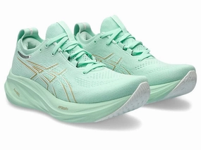Asics Gel-Nimbus 26 1012B601-300 Sneakers Women's Mint Tint Running Shoes TF6773 Womens Sports Shoes clearance