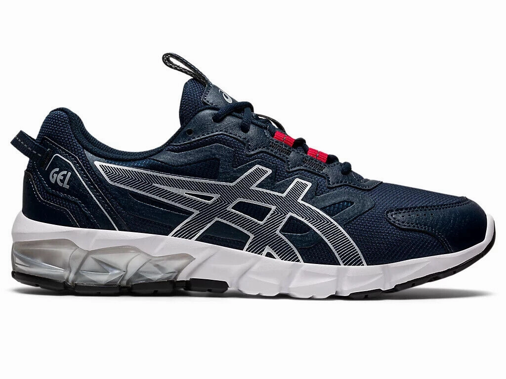 Asics Gel-Quantum 90 1201A064.400 Sneaker Men's Blue Silver Sportstyle Shoes Mens Athletic Shoes clearance sale