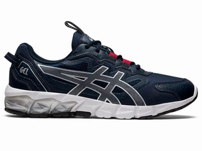 Asics Gel-Quantum 90 1201A064.400 Sneaker Men's Blue Silver Sportstyle Shoes Mens Athletic Shoes clearance sale