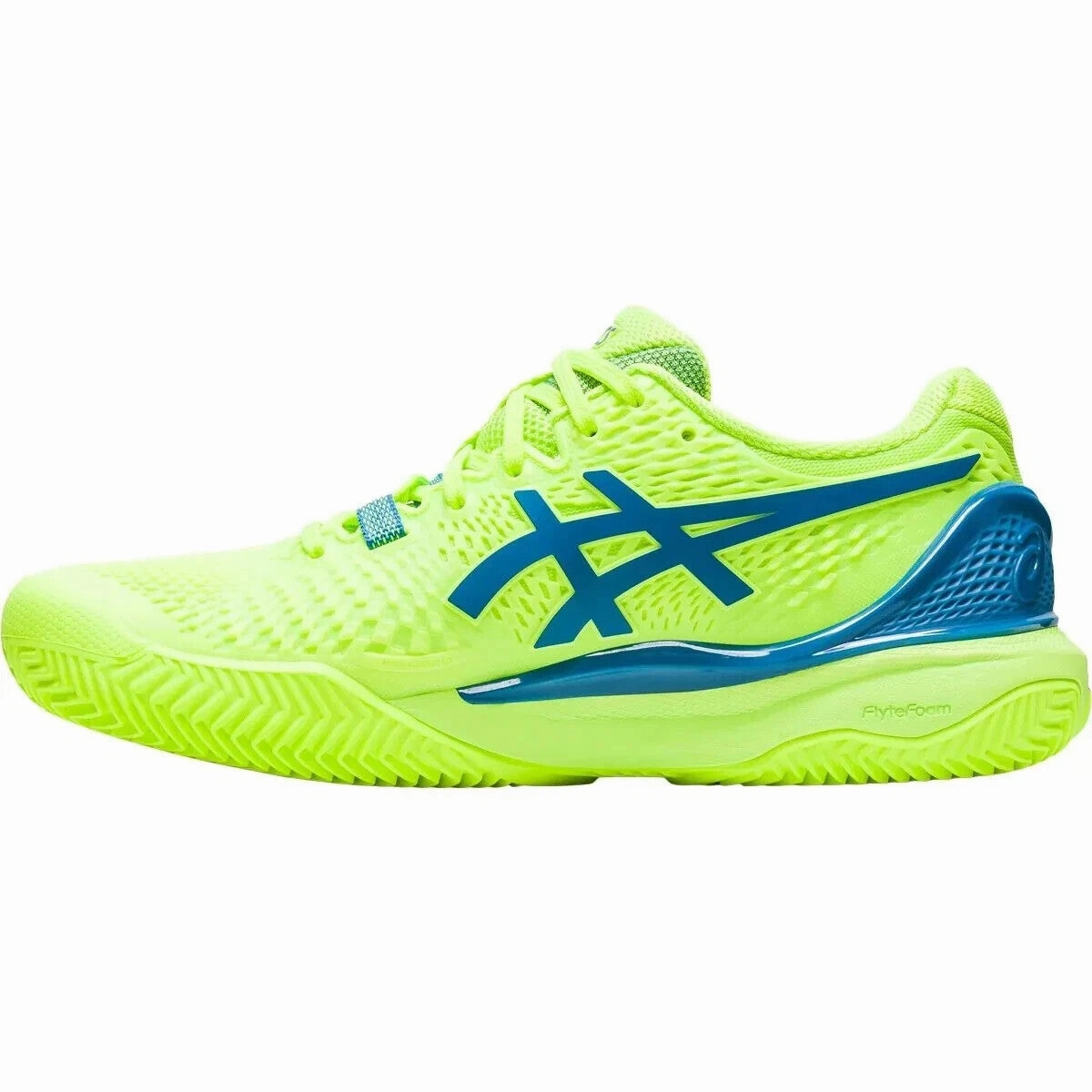 Asics Gel-Resolution 9 Clay 1042A224-300 Womens 7.5 Green Tennis Shoes EEE4359