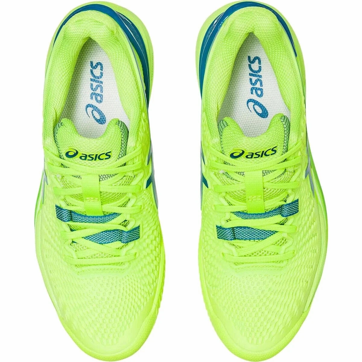 Asics Gel-Resolution 9 Clay 1042A224-300 Womens 7.5 Green Tennis Shoes EEE4359
