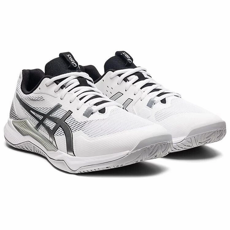 Asics Gel-Tactic 1071A065.100 Sneaker Mens White Silver Volleyball Shoes EEE4063