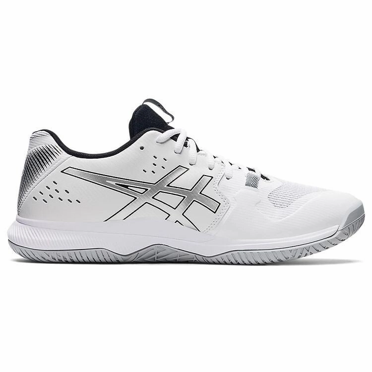 Asics Gel-Tactic 1071A065.100 Sneaker Mens White Silver Volleyball Shoes EEE4063