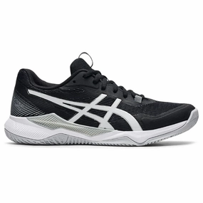 Asics Gel-Tactic 1072A070.002 Women's US 12 Black White Volleyball Shoes EEE2541 Womens Sports Shoes clearance