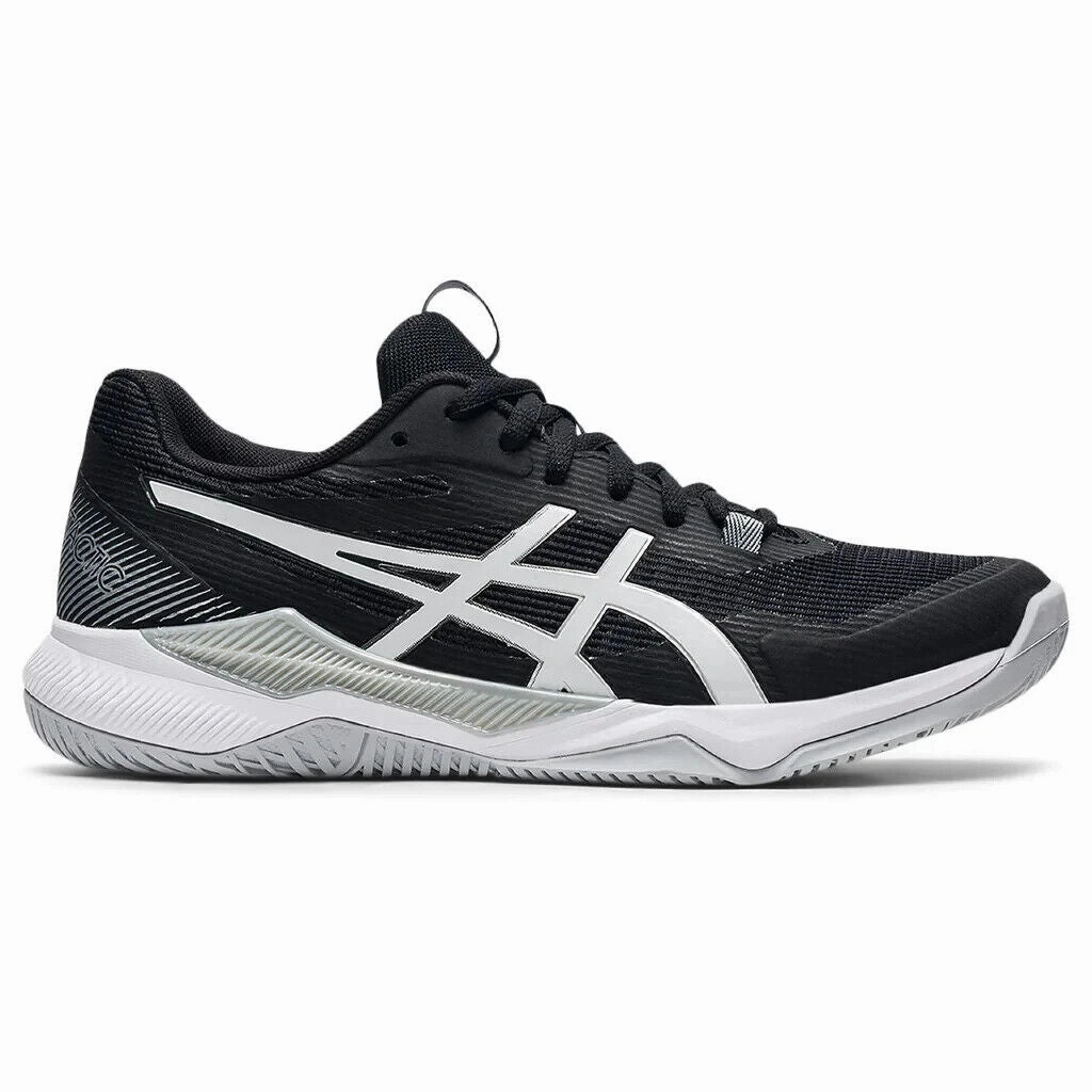 Asics Gel-Tactic 1072A070.002 Women's US 12 Black White Volleyball Shoes EEE2541 Womens Sports Shoes clearance