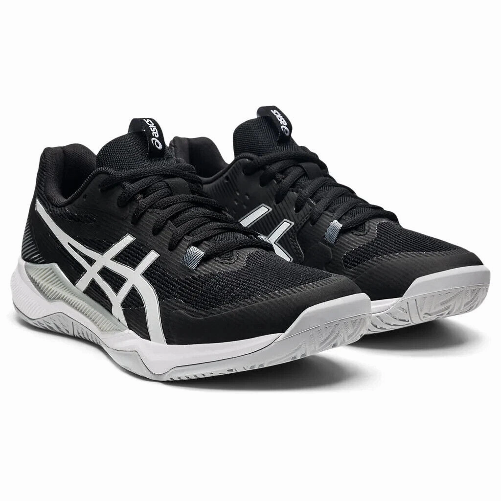 Asics Gel-Tactic 1072A070.002 Women's US 12 Black White Volleyball Shoes EEE2541