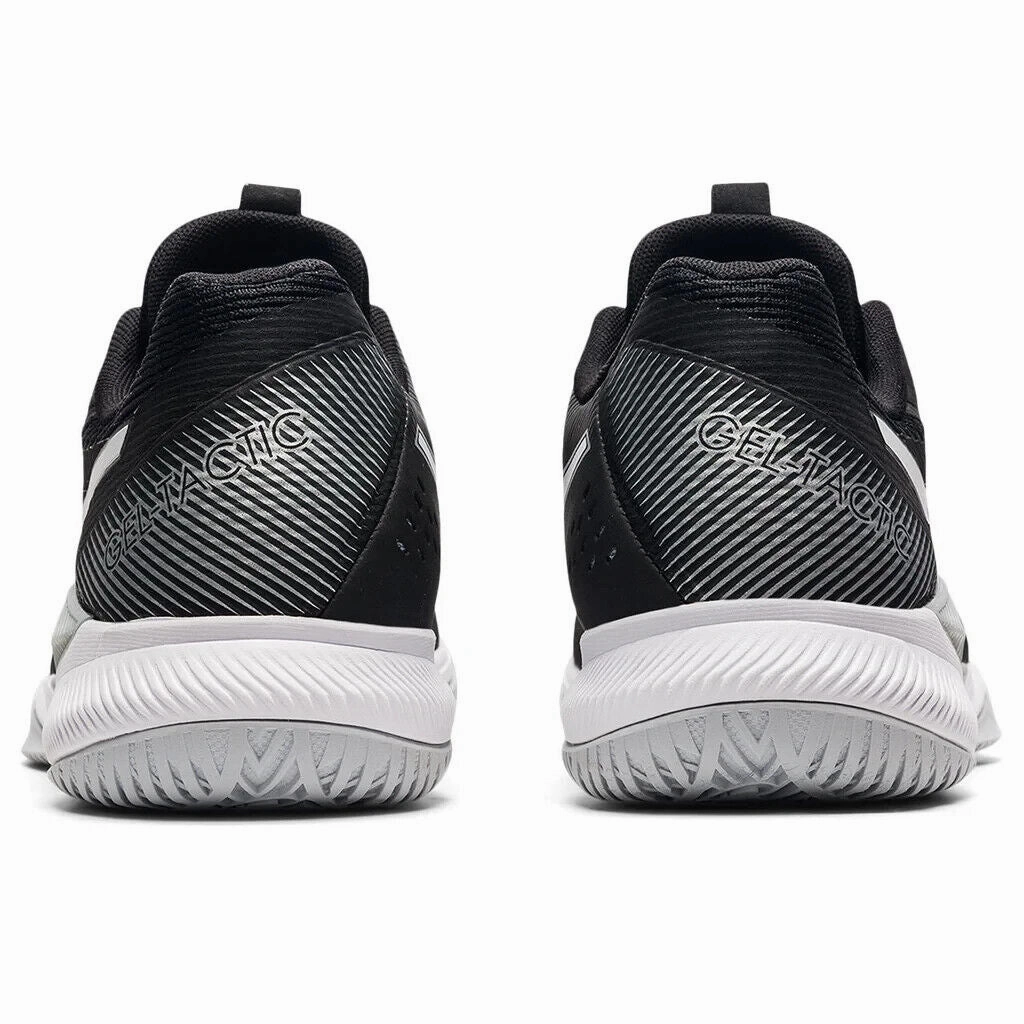 Asics Gel-Tactic 1072A070.002 Women's US 12 Black White Volleyball Shoes EEE2541