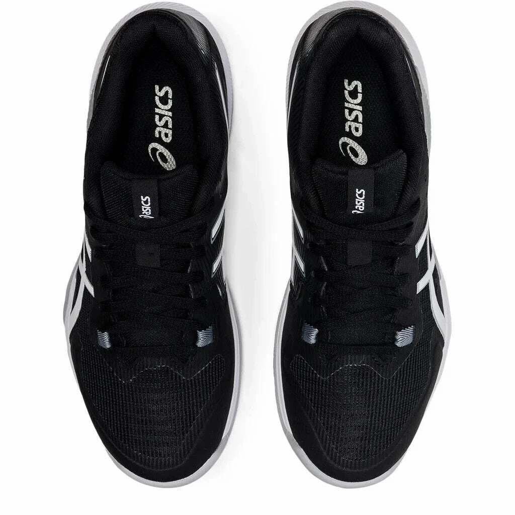 Asics Gel-Tactic 1072A070.002 Women's US 12 Black White Volleyball Shoes EEE2541