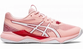 Asics Gel-Tactic 1072A070-700 Womens 7.5 Frosted Rose Volleyball Shoes EEE4076 Womens Sports Shoes clearance