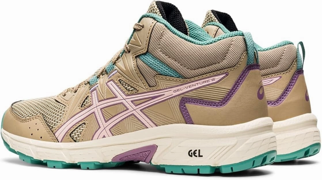 Asics Gel-Venture 8 MT 1012A869.205 Women 10.5 Beige Trail Running Shoes EEE4388
