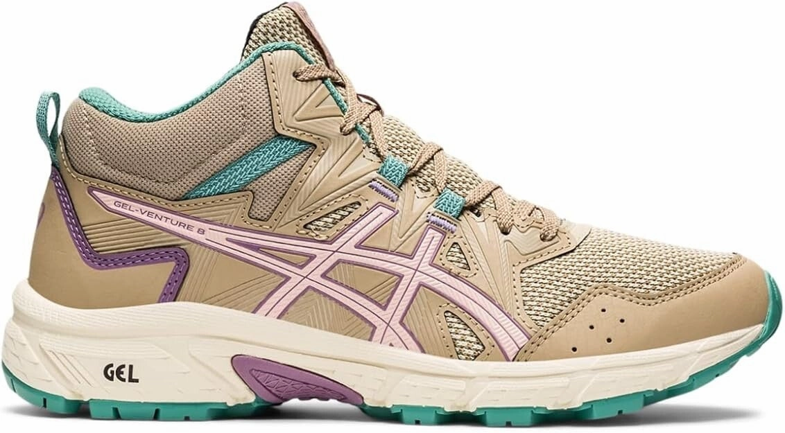 Asics Gel-Venture 8 MT 1012A869.205 Women 10.5 Beige Trail Running Shoes EEE4388