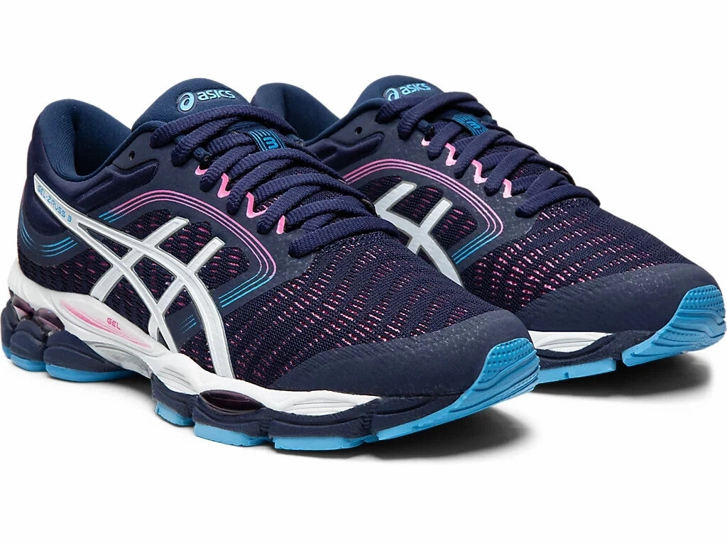 Asics Gel-Ziruss 3 1012A466-400 Sneakers Women's 8 Peacoat Running Shoes RHS4120 Womens Sports Shoes clearance